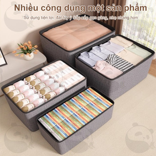 PANDA Ghế thay giày có ngăn chứa tùy chọn màu xanh/xám/be Vải chắc chắn chịu lực tốt không biến dạng