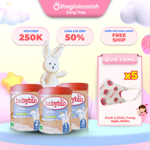 Babybio Sữa Dê Công Thức Số 1,2,3 Dinh Dưỡng Hữu Cơ 800g - Milk TGSS