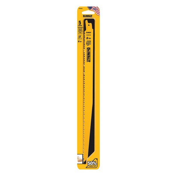 Bộ lưỡi cưa kiếm cắt gỗ có đinh DeWalt DW4804 Chính Hãng ( Vỉ 5 cái )