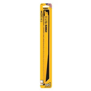 Bộ lưỡi cưa kiếm cắt gỗ có đinh DeWalt DW4804 Chính Hãng ( Vỉ 5 cái )