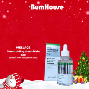 Tinh Chất Phục Hồi Da Wellage Real CICA Calming 95 Trouble Ampoule 50ml