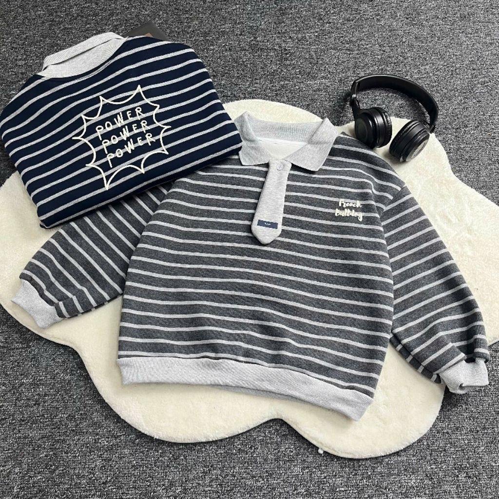 Áo nỉ Lót Lông áo sweater cho bé size từ 9-23kg hàng QC chất đẹp