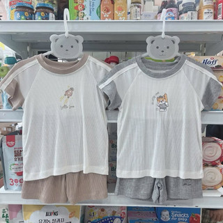 Bộ cộc tay vải tăm little