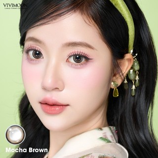 01 Chiếc Kính áp tròng VIVIMOON lens khóa ẩm 1 ngày màu nâu Mocha Brown (Giá 1 bên mắt, x2 để đặt 1 đôi)