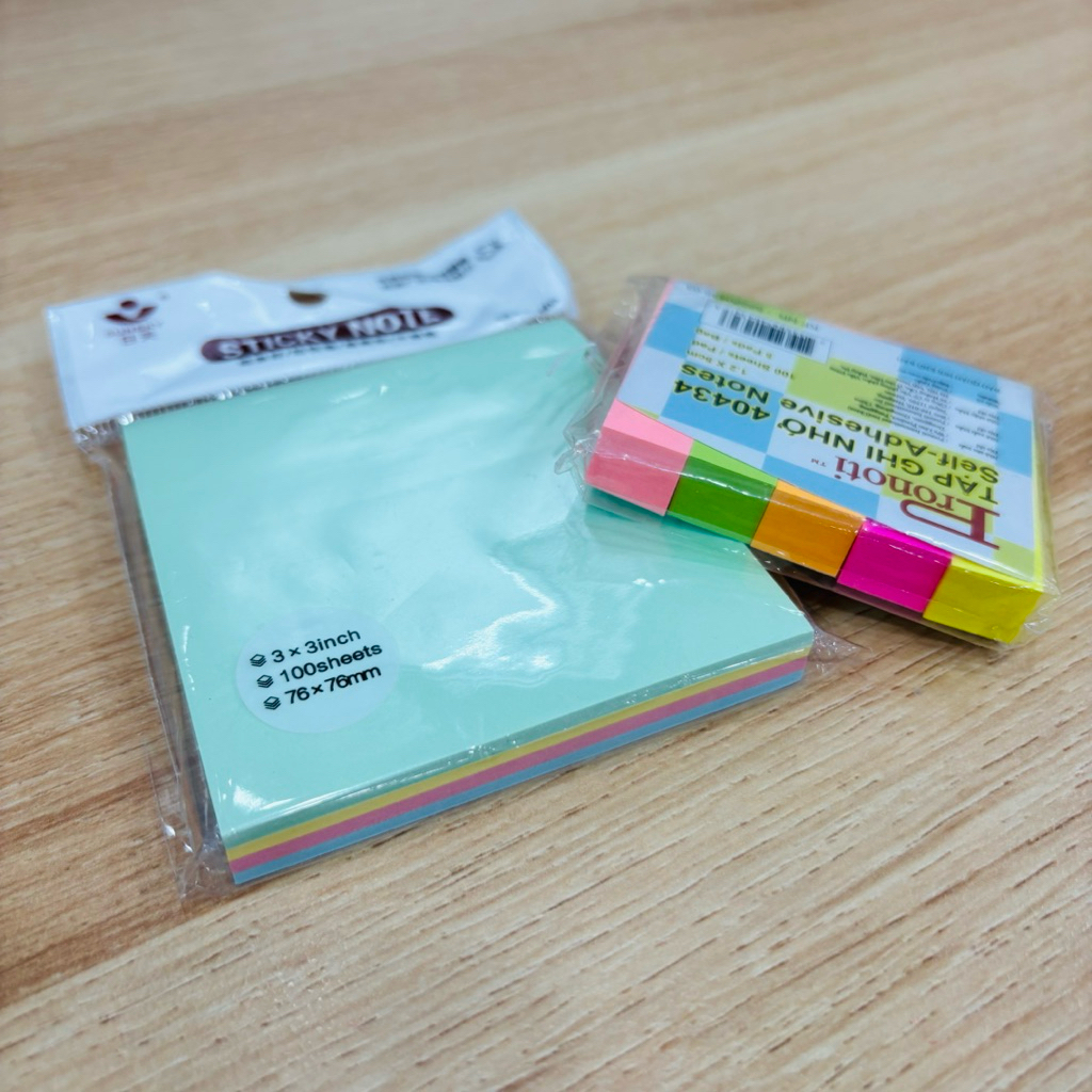 Giấy note/ Giấy nhớ/ Giấy ghi chú | Shopee Việt Nam