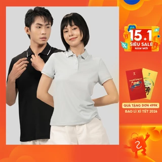 Áo Polo Nam Nữ Couple TX  PE Cool Mát Lạnh Vải Mịn Trơn Bo Sọc Form Regular PO 057