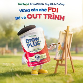 Sữa Bột Nutifood GrowPLUS+ Đỏ (Suy Dinh Dưỡng) dành cho bé 850g
