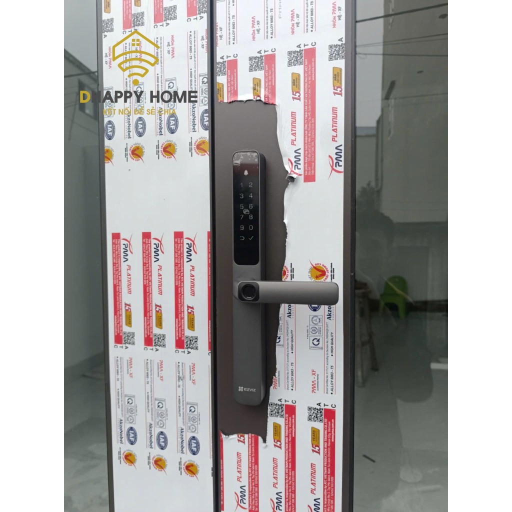 Khóa vân tay EZVIZ DL06 EZVIZ Mở Khóa Vân Tay, Phù Hợp Lắp Cửa Nhôm, Bảo Hành 24 tháng