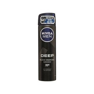 Xịt khử mùi Nivea Men Deep Dry & Clean Feel hương gỗ 150ml 80027