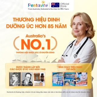 Pentavite Lemon Soda (30 viên) - Vitamin B Complex, tăng sức khỏe, miễn dịch, bổ sung dưỡng chất.