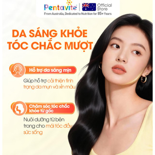 Pentavite Lemon Soda (30 viên) - Vitamin B Complex, tăng sức khỏe, miễn dịch, bổ sung dưỡng chất.