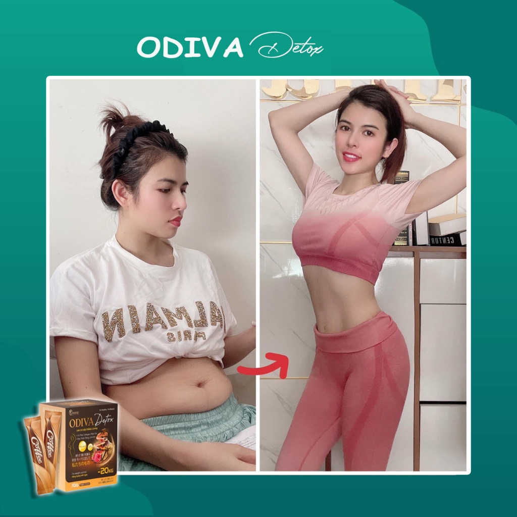 Cà Phê Hòa Tan Odiva Coffe Hỗ Trợ Giảm Cân Thanh Lọc Cơ Thể Giảm Thèm Ăn Hạn Chế Hấp Thu Mỡ