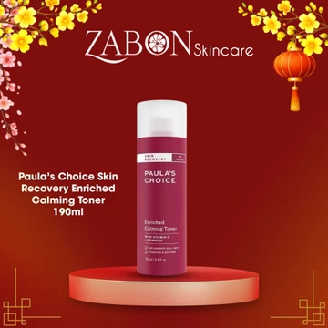 Nước cân bằng Paula's Choice Skin Recovery Enriched Calming Toner làm dịu và phục hồi độ ẩm cho da 190ml