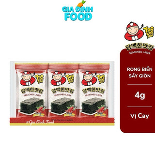 SNACK Rong Biển Ăn Liền TaoKaeNoi Season Laver 4g -(Lốc 3 gói)