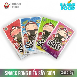 RONG Biển cậu chủ nhỏ BIG SHEET Taokaenoi -3.2g 12 Gói/Hộp 38.4g