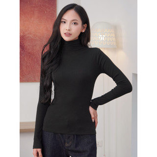 THEKIM Áo thun giữ nhiệt cổ cao chất liệu sợi pha cashmere , áo giữ nhiệt công nghệ HEATTECH giữ ấm T395