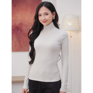 THEKIM Áo thun giữ nhiệt cổ cao chất liệu sợi pha cashmere , áo giữ nhiệt công nghệ HEATTECH giữ ấm T395