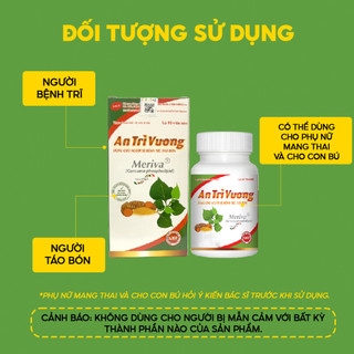 [TIẾT KIỆM] An Trĩ Vương hỗ trợ Cải Thiện Táo Bón, Bệnh Trĩ (Dùng được cho Phụ Nữ Mang Thai) hộp 90v