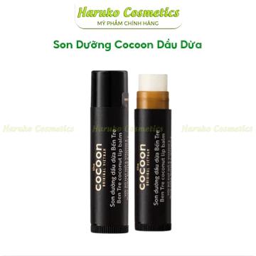 Son Dưỡng Cocoon Dầu Dừa Bến Tre Cocoon Coconut Lip Balm - Thỏi 5g