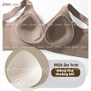 Áo lót nâng ngực chống chảy sệ Nhật Bản chất cotton thoáng mát, không gọng mút mỏng cao cấp BRA10