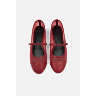 Giày búp bê OLV đế bệt phối lưới thời trang trẻ trung Dot Cap Toe Mesh Ballet Flats nhiều màu