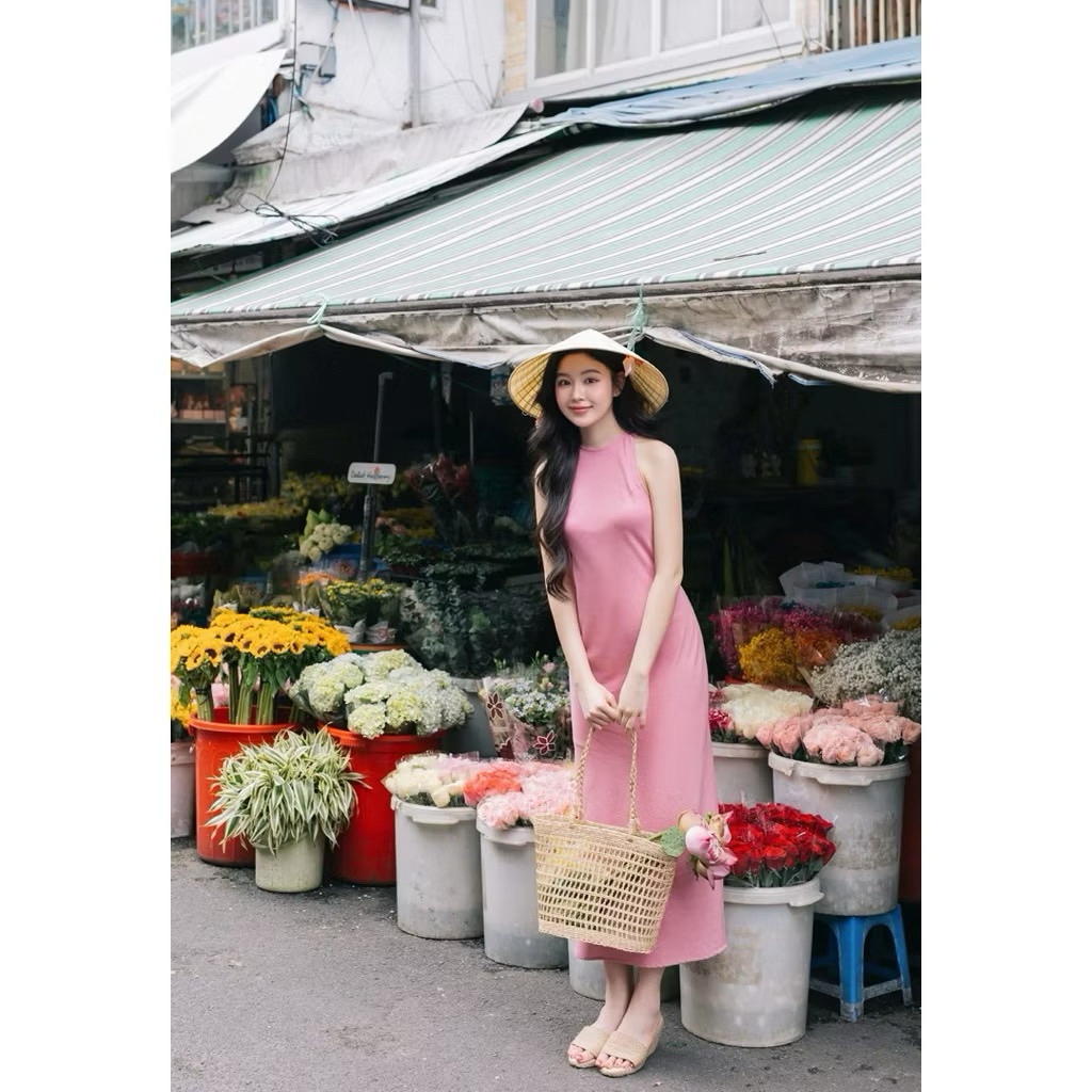 Làn cói - túi cói đan thủ công tỉ mỉ nhiều mẫu đa dạng, phù hợp mặc áo dài , áo bà ba, đi biển đi chơi tết