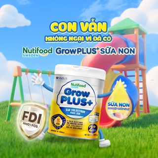 Sữa GrowPLUS+ Vàng Sữa Bột Phát Triển Chiều Cao Tăng Đề Kháng Cho Bé Lon 800g