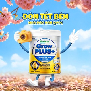 Sữa GrowPLUS+ Vàng Sữa Bột Phát Triển Chiều Cao Tăng Đề Kháng Cho Bé Lon 800g