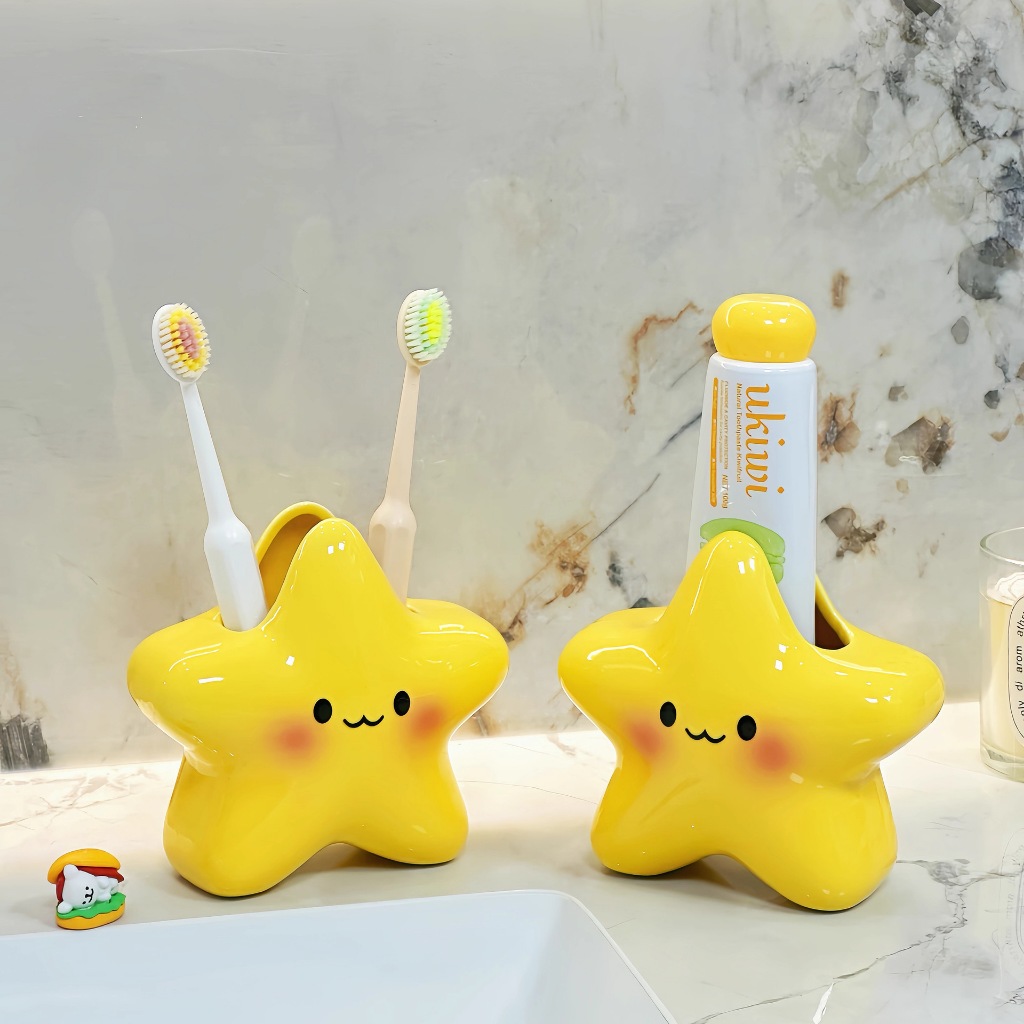 Kệ đựng bàn chải kem đánh răng ngôi sao vàng dễ thương BAG U BCSAO18 | BigBuy360 - bigbuy360.vn