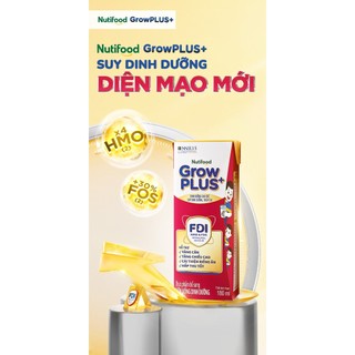 Thùng 48 Hộp Sữa GrowPLUS+ Đỏ Ít Đường Tăng Cân Hỗ Trợ Tiêu Hóa Tăng Cường Miễn Dịch 110ml 180ml -