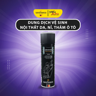Dung dịch vệ sinh nội thất tẩy rửa ghế sofa, da, nỉ, thảm ô tô Senfineco 9988 Upholstery Foam Cleaner dung tích 650ml