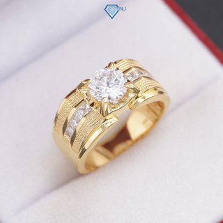 Men's Gold-Plated Feng Shui Ring by Trường Nhung Jewelry - TNJ