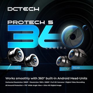 Bộ mắt camera 360 độ dành cho màn hình Android DCTECH PROTECH 5 -Mvn Auto