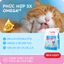 Hạt Cho Mèo MRVET E1 Combo 2 Gói 1KG Dưỡng Lông Chuyên Sâu Từ Dầu Cá Tinh Khiết, 80% Đạm Động Vật