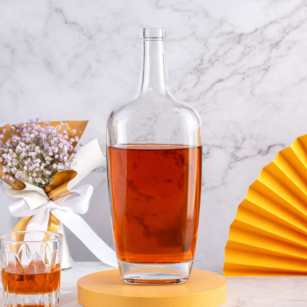 Vỏ chai thủy tinh đựng rượu 750ml – Dáng chai rượu cao cấp, ngâm sâm, thuốc bắc, nắp kín không bay hơi HE750