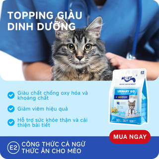 [TẶNG 1 PATE 70G] Combo Glow Up Mix Hạt MRVET E1, E2, E3, Mèo Ăn Ngon, Tiết Niệu Khỏe, Lông Bóng Mượt