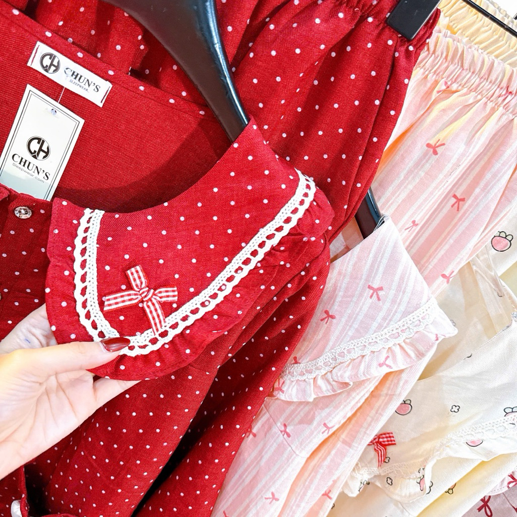 Bộ TD Vân Mây Cổ Nơ + Túi Kitty Hoạ Tiết Xinh ( 40-62kg )