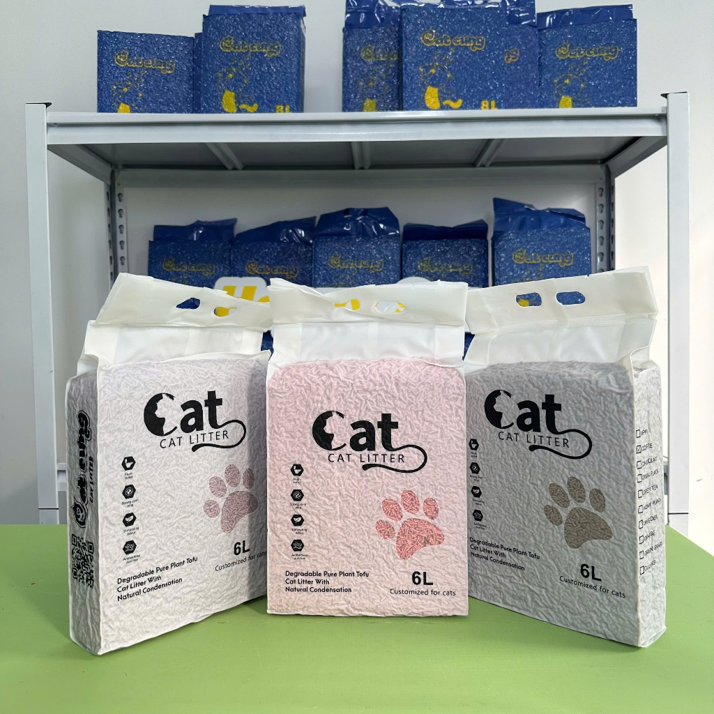 [LIBRA PET] Cát Mèo Đậu Nành Cat Cưng Mùi Hương Đa Dạng 6L/2,2Kg - Ít Bụi, Vón Tốt, Khử Mùi