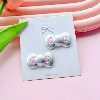 [NEW TREND 2026] Set charm gắn dép : Set gấu hồng bạc cute - Tone hồng bạc-smile-nice- hi