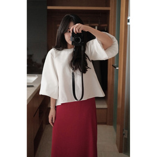 Pony top - Áo linen tay lửng bồng Ma Vie