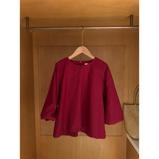 Pony top - Áo linen tay lửng bồng Ma Vie