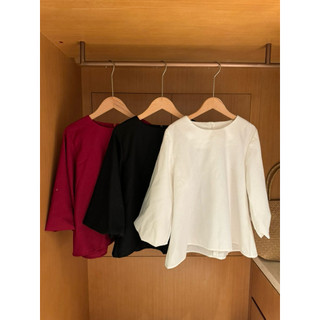 Pony top - Áo linen tay lửng bồng Ma Vie