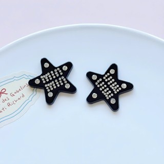 [NEW TREND 2026] Set charm gắn dép : Set tone đen trắng- gấu nơ sao đen trắng