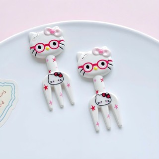 [NEW TREND 2026] Set charm gắn dép : Set DĨA mèo HELLO KITTY- Set charm hồng kute