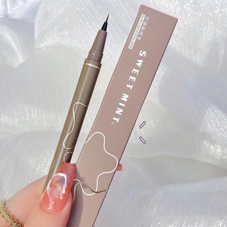 Bút Chì Bạc Hà Ngọt Ngào Màu Siêu Mỏng Bút Kẻ Mắt Nước Bền Lâu Trang Điểm Mắt Không Thấm Nước Màu 01