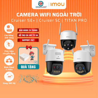 Camera WIFI ngoài trời IMOU S21FP, S41FP, S31FEP, S51FEP, K7FP 3MP/ 5MP có màu ban đêm, xoay 360 độ - TRANGIATELECOM
