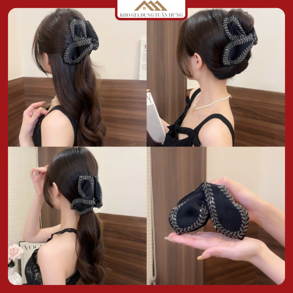 Kẹp tóc, kẹp vải phong cách hàn quốc, phụ kiện tóc xinh xắn, sang trọng cho phái đẹp