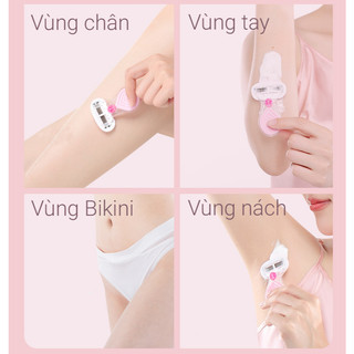 [Có che tên] Dao cạo nữ Cao Cấp 5 lớp kép cho lông Bikini, Ria mép, Nách, Chân Tay không xước da - Mono Routine