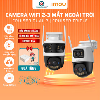 Camera 2 Mắt Kép Wifi Ngoài Trời IMOU Cruiser Dual S7XP/ S7XEP Đàm Thoại 2 Chiều - TRANGIATELECOM