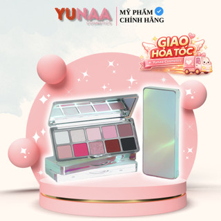 [Y356] Bảng Phấn Mắt SHEDELLA Dream Color 10 Ô - Nhũ, Lì, Mịn, Tone Màu Đa Dạng, Bền Màu Lâu Trôi